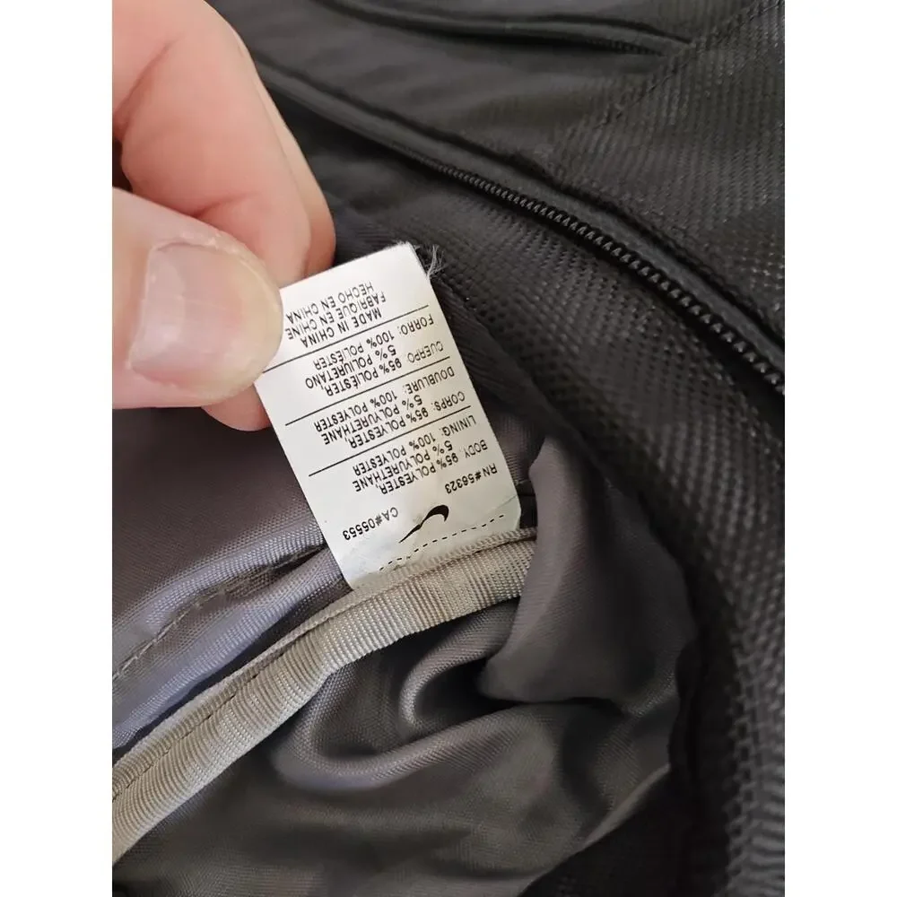 Nike Messenger Black Bag Laptop Bag Briefcase Vintage Travel TG0159-001 Balistic